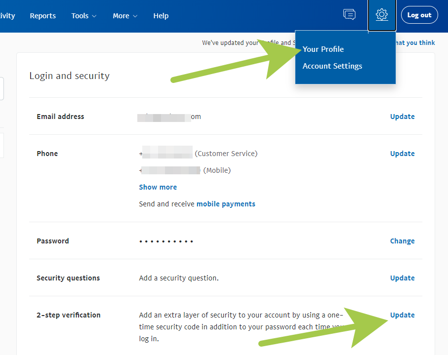 Using Token2 hardware tokens for PayPal 2FA