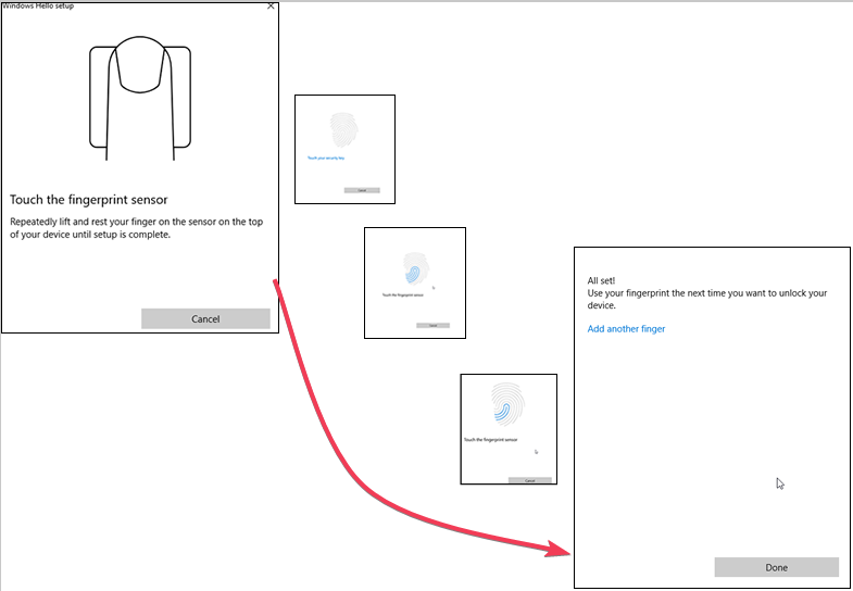 Managing FIDO2 Keys using Windows Control Panel