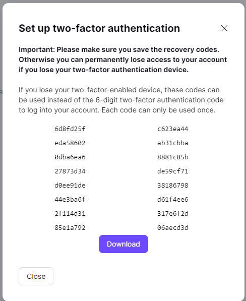 Hardware token for two factor authentication in ProtonMail
