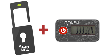 Tokens MFA Azure, OATH TOTP Tokens matériels MFA pour Office 365 Multi-factor authentication pour cloud Azure