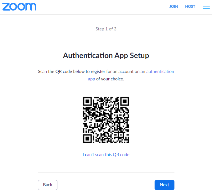 Using Token2 hardware tokens for Zoom two-factor authentication