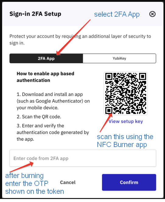 Using Token2 programmable TOTP tokens to enable 2FA on Kraken accounts