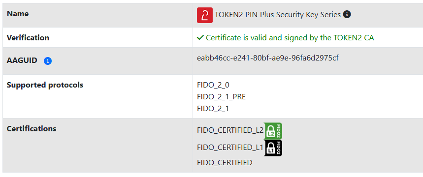 How to Verify Your Token2 FIDO2 Key