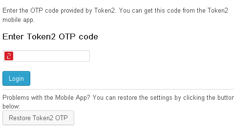 TOKEN2 | Simple two factor authentication