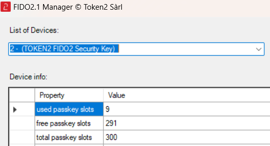 FIDO2.1 Security Key Management Tool - GUI for fido2-manage.exe